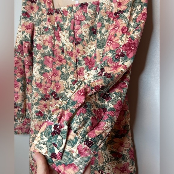 Lana Floral Print Button Down Dress Size M *NWT* - Picture 6 of 8